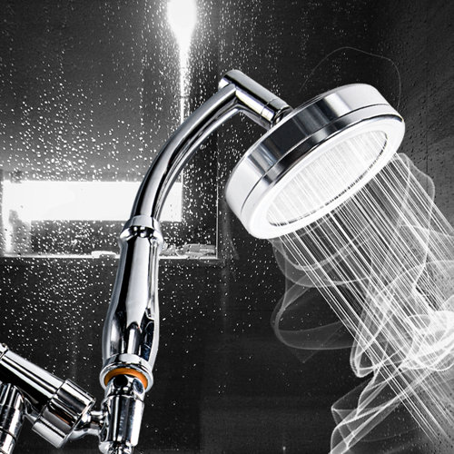 WiseWater Full/Standard Handheld Shower Head 2.5 GPM GPM Wayfair